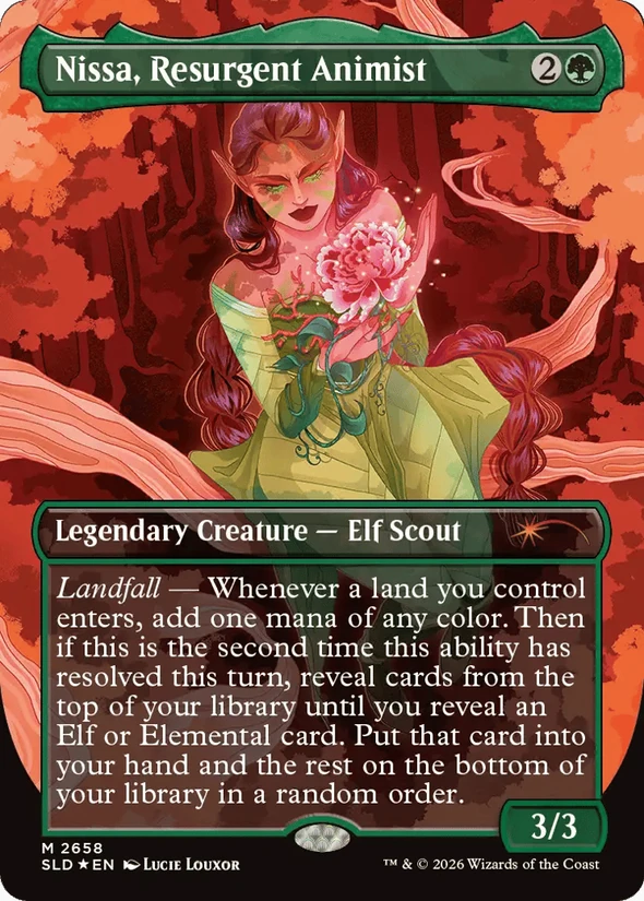 Nissa, Resurgent Animist — Secret Lair Drop