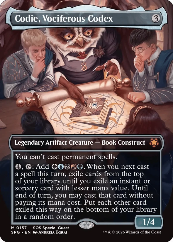 Codie, Vociferous Codex — Special Guests