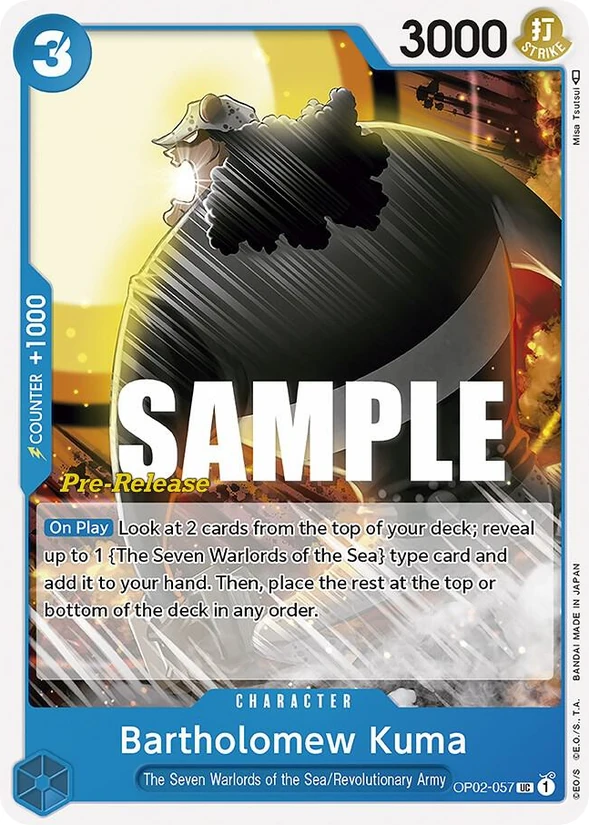 Bartholomew Kuma — Paramount War