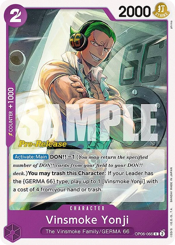 Vinsmoke Yonji — Wings of the Captain
