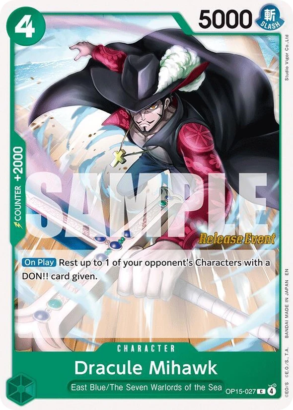 Dracule Mihawk — Adventure on Kami's Island