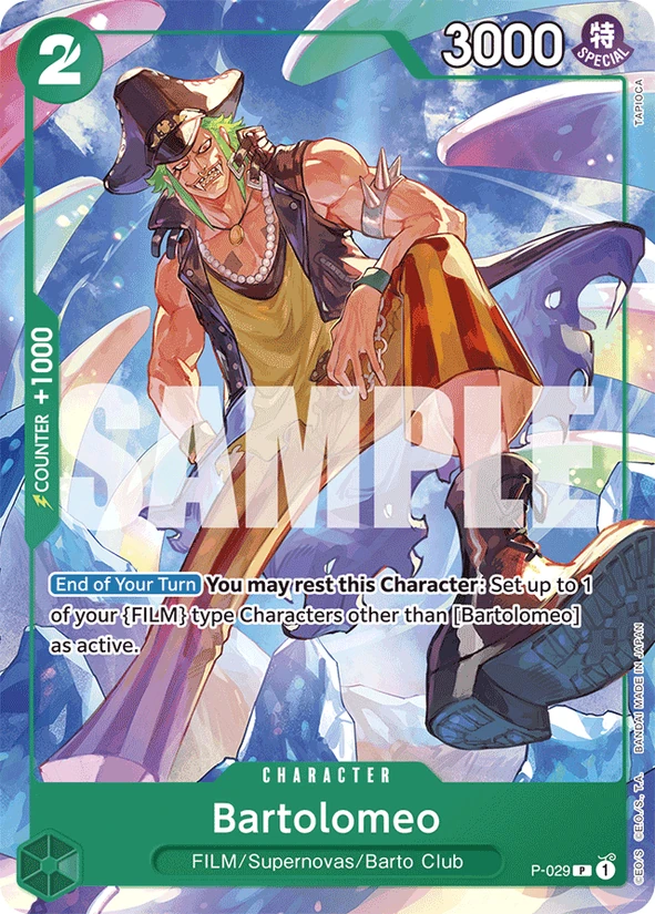 Bartolomeo — Promos
