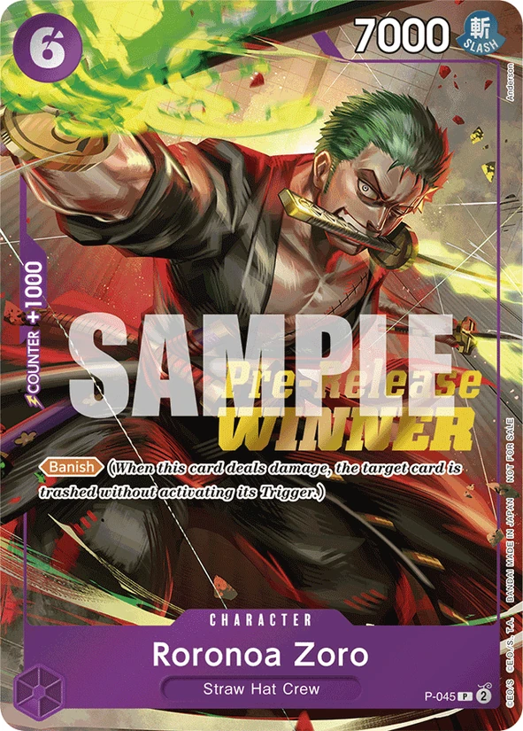 Roronoa Zoro — Promos
