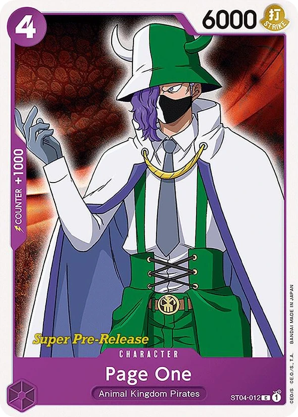 Page One — Animal Kingdom