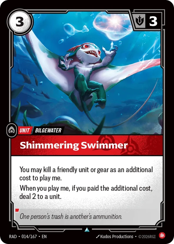 Shimmering Swimmer — Radiance
