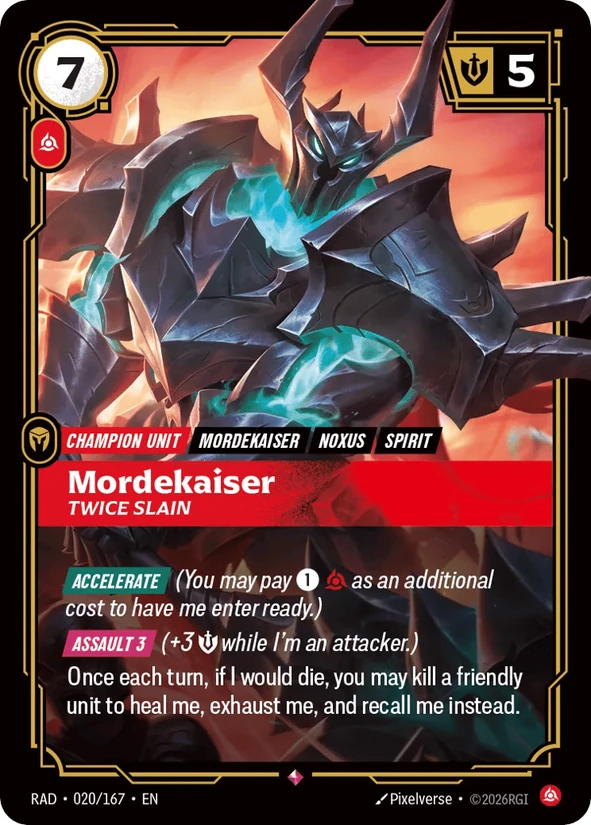 Mordekaiser, Twice Slain — Radiance
