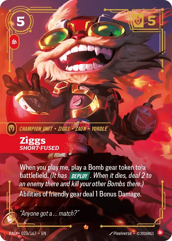 Ziggs, Short-fused — Radiance