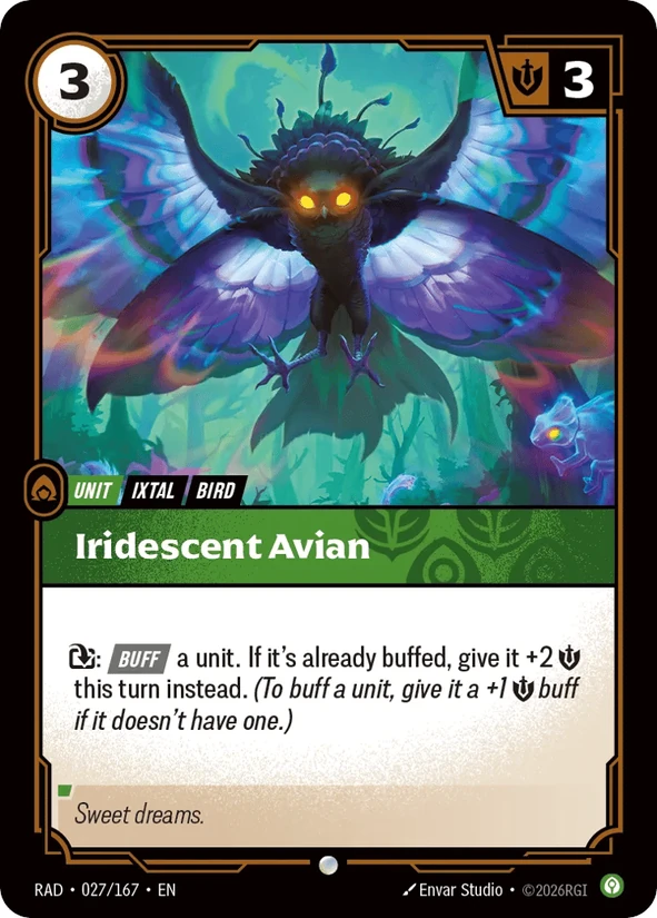 Iridescent Avian — Radiance