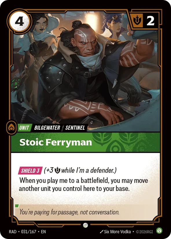 Stoic Ferryman — Radiance