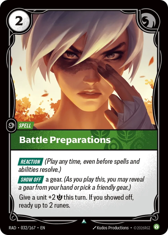 Battle Preparations — Radiance