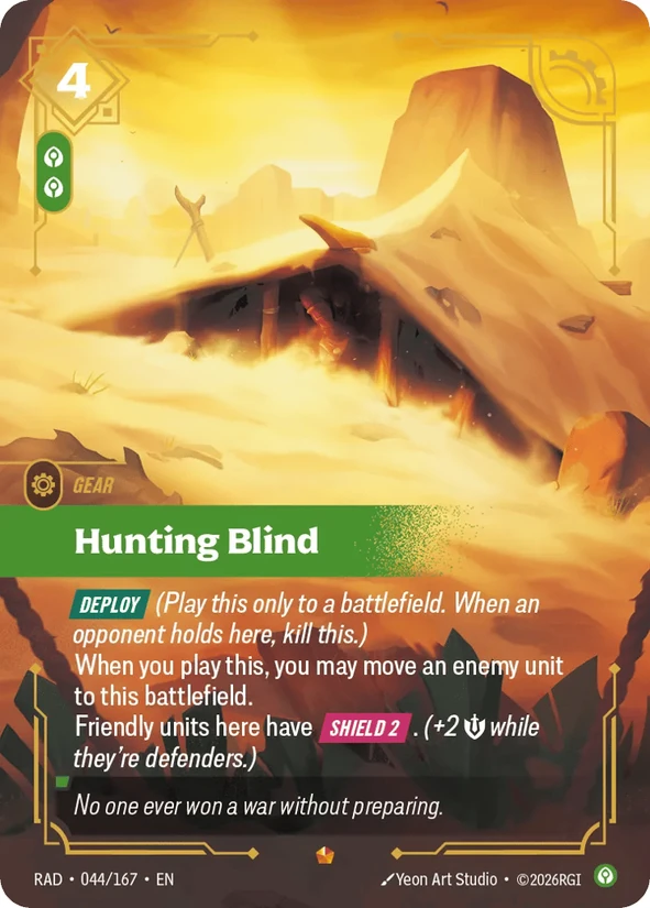Hunting Blind — Radiance
