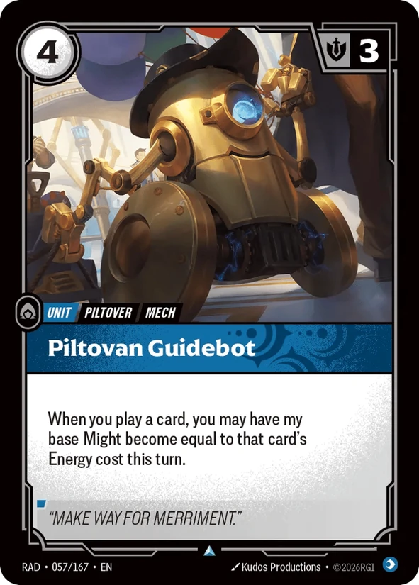 Piltovan Guidebot — Radiance