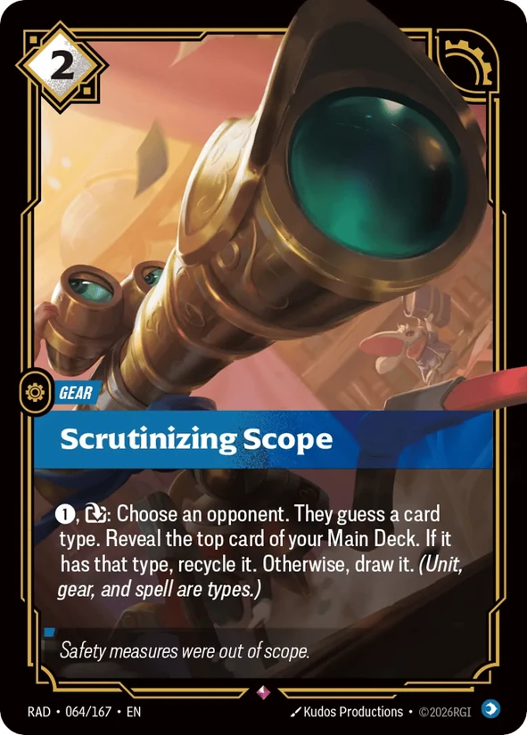 Scrutinizing Scope — Radiance