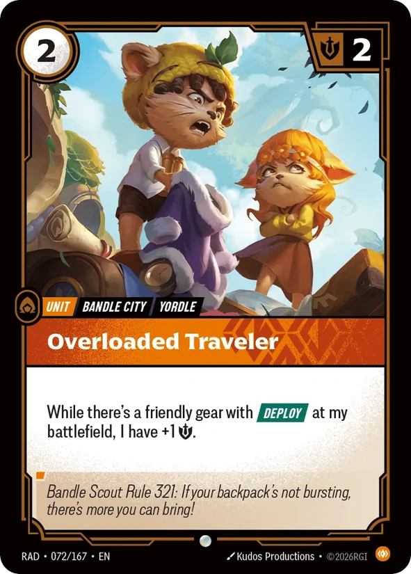 Overloaded Traveler — Radiance