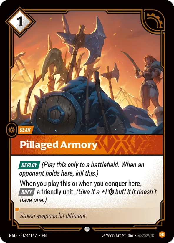 Pillaged Armory — Radiance
