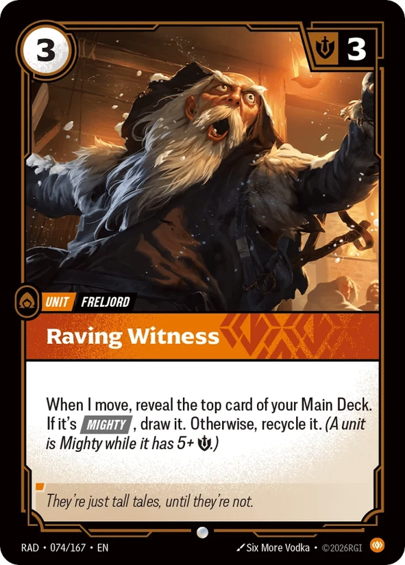 Raving Witness — Radiance