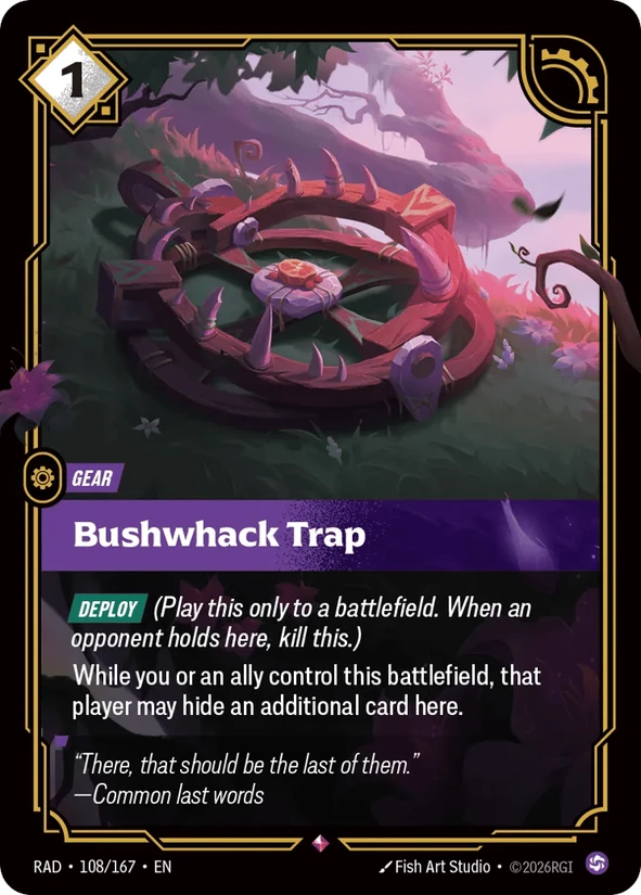 Bushwhack Trap — Radiance
