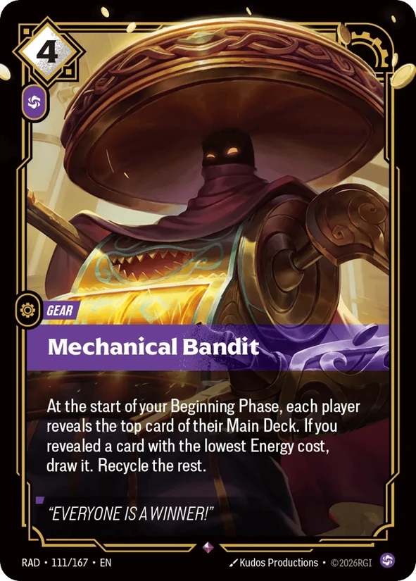 Mechanical Bandit — Radiance