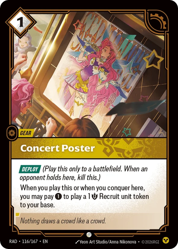 Concert Poster — Radiance