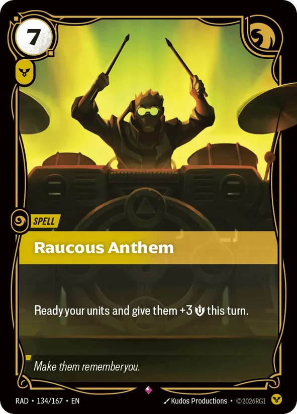 Raucous Anthem — Radiance