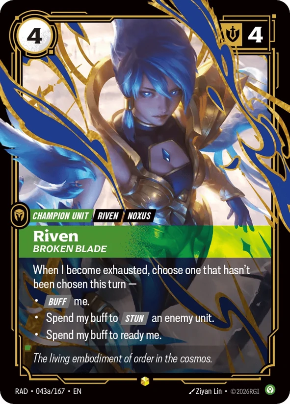 Riven, Broken Blade — Radiance