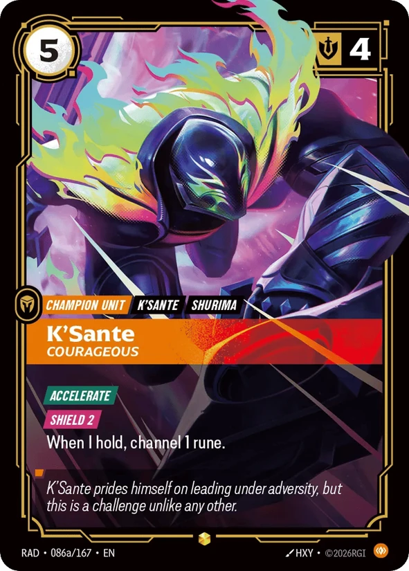 K'sante, Courageous — Radiance