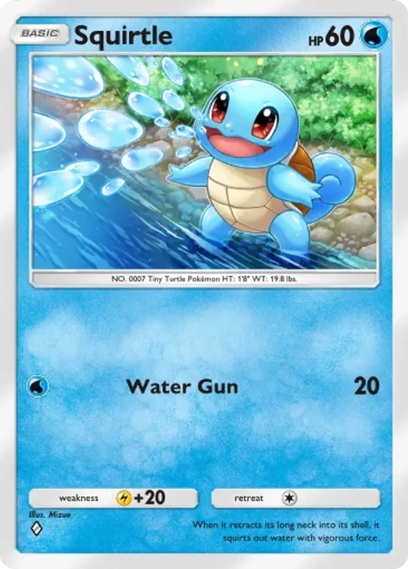 Squirtle — Deluxe Pack ex