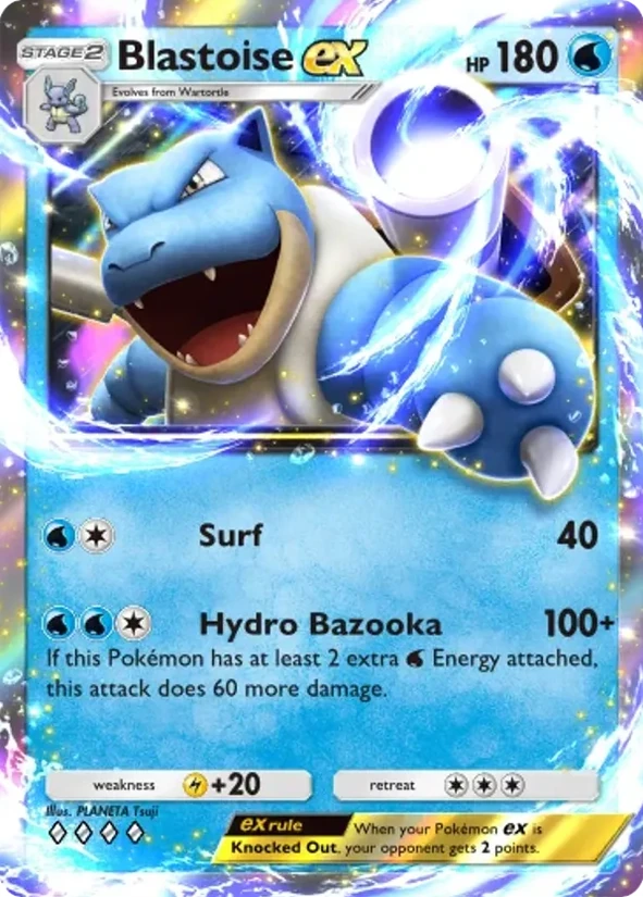 Blastoise ex — Deluxe Pack ex