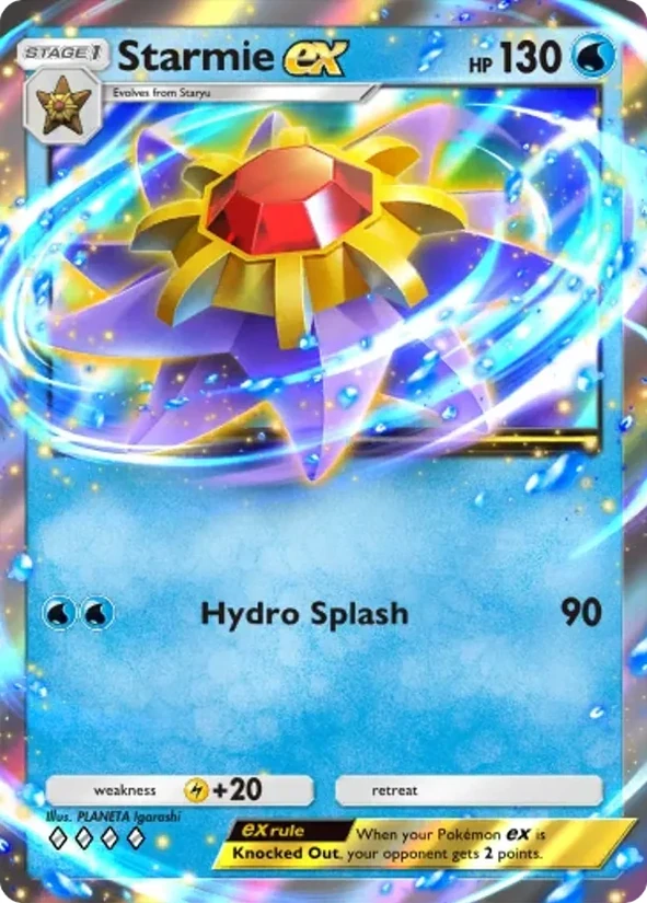 Starmie ex — Deluxe Pack ex