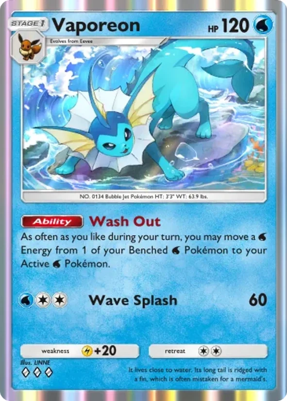 Vaporeon — Deluxe Pack ex