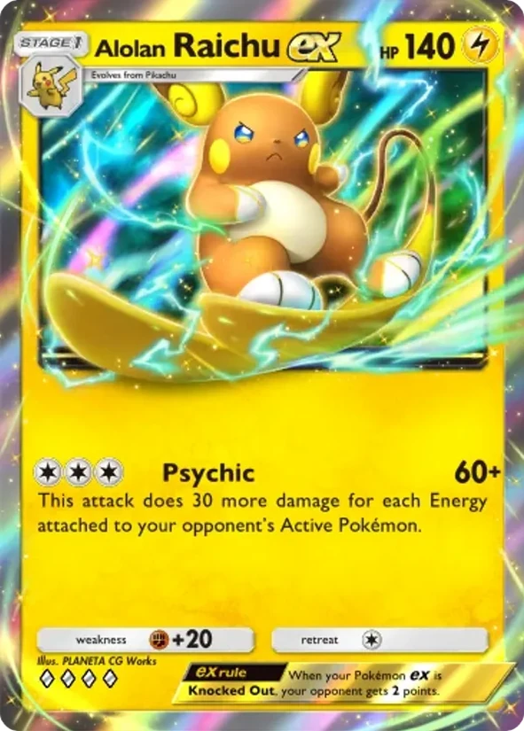 Alolan Raichu ex — Deluxe Pack ex