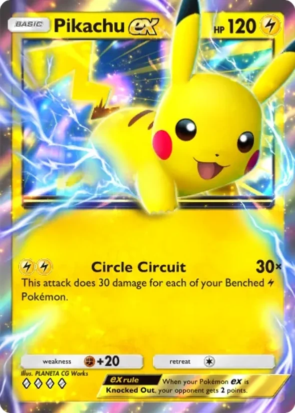 Pikachu ex — Deluxe Pack ex