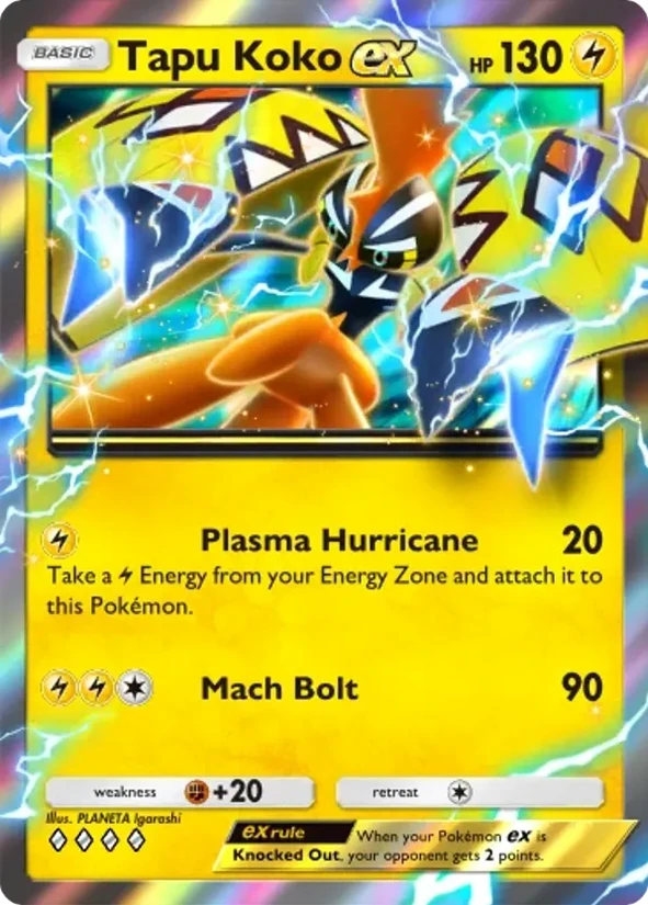 Tapu Koko ex — Deluxe Pack ex