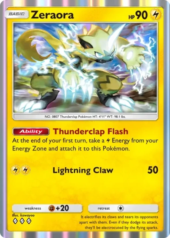 Zeraora — Deluxe Pack ex