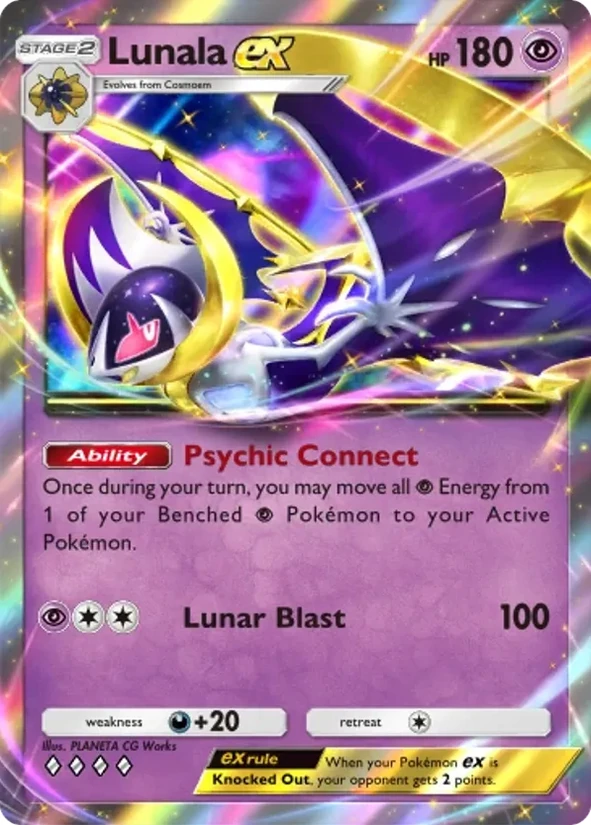 Lunala ex — Deluxe Pack ex