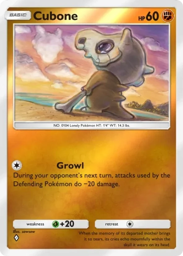 Cubone — Deluxe Pack ex