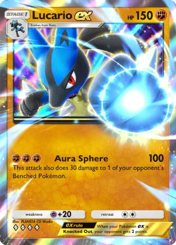 Lucario ex — Deluxe Pack ex