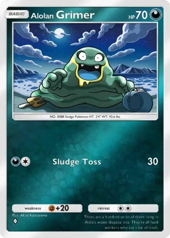 Alolan Grimer — Deluxe Pack ex