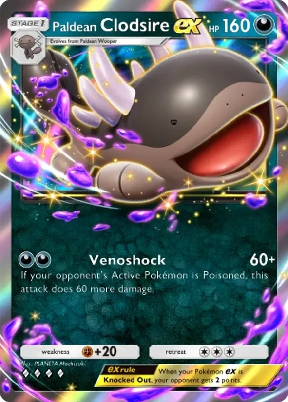 Paldean Clodsire ex — Deluxe Pack ex