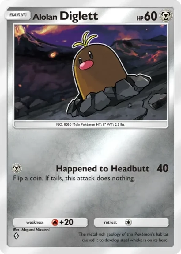 Alolan Diglett — Deluxe Pack ex