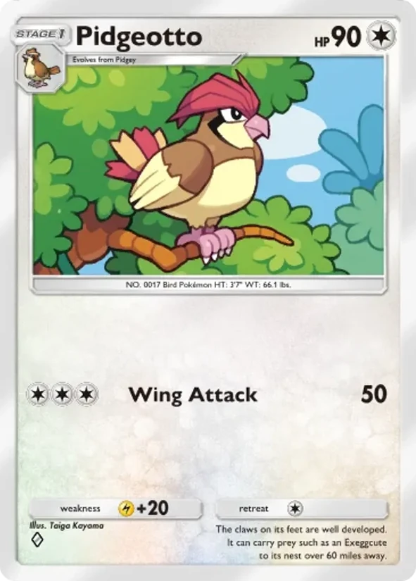 Pidgeotto — Deluxe Pack ex
