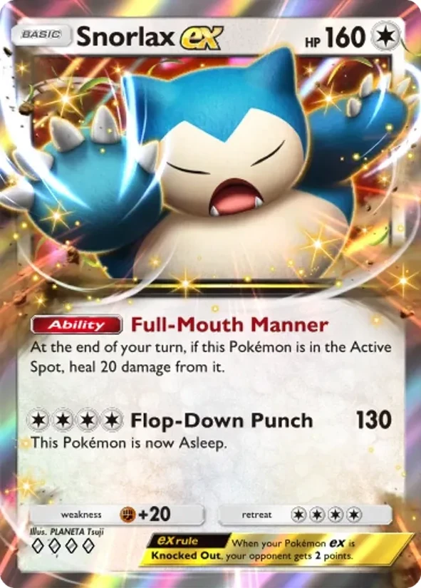 Snorlax ex — Deluxe Pack ex