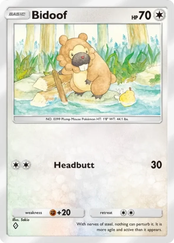 Bidoof — Deluxe Pack ex