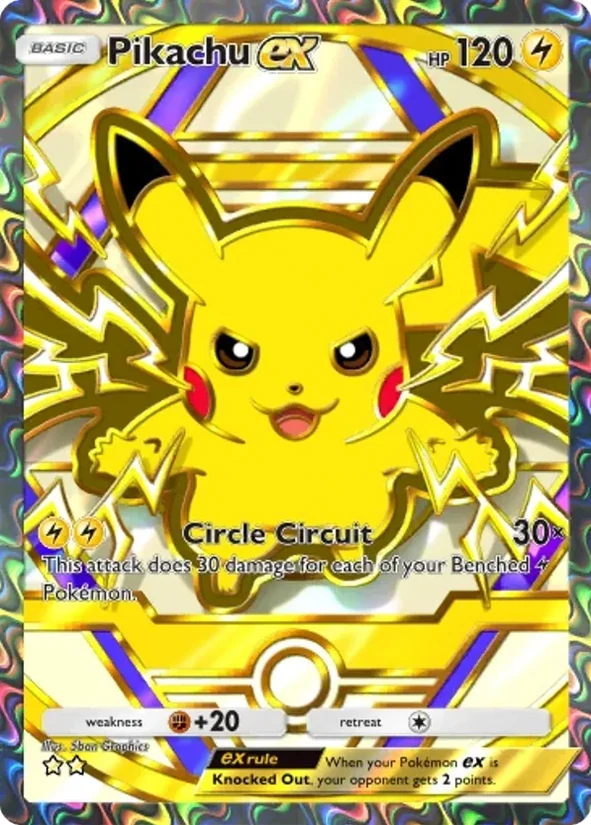 Pikachu ex — Deluxe Pack ex