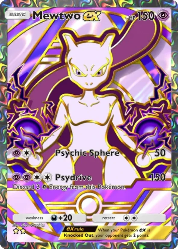 Mewtwo ex — Deluxe Pack ex