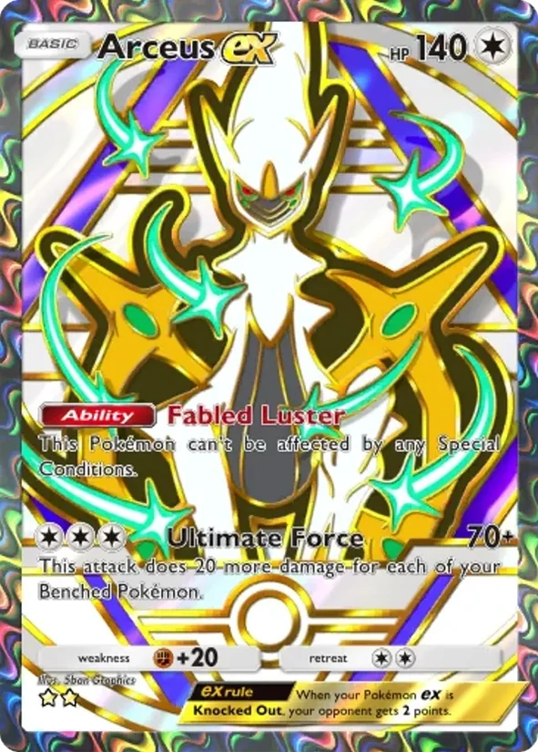 Arceus ex — Deluxe Pack ex