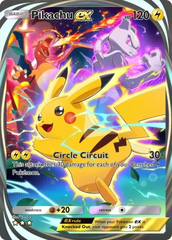Pikachu ex — Deluxe Pack ex