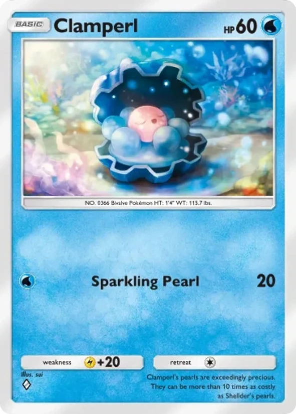 Clamperl — Pulsing Aura