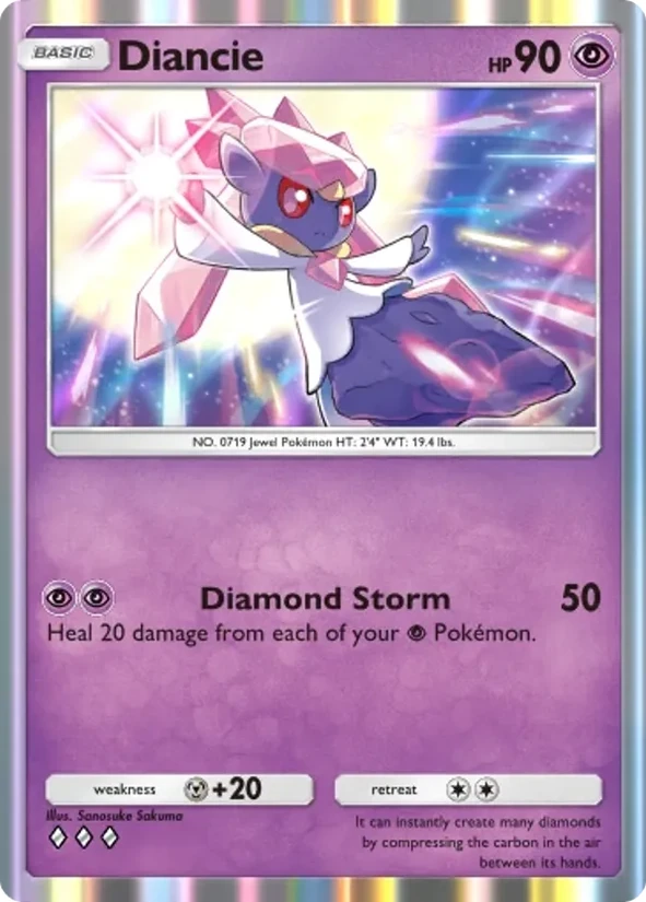 Diancie — Pulsing Aura