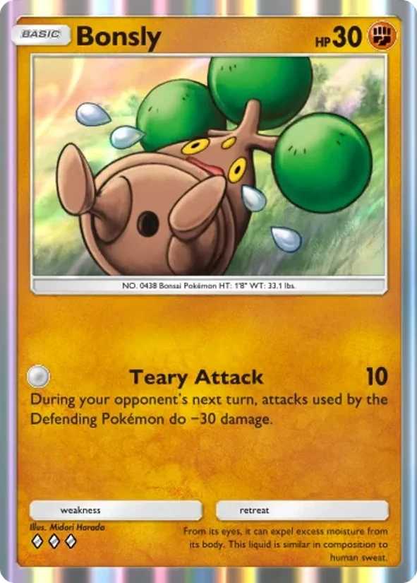 Bonsly — Pulsing Aura
